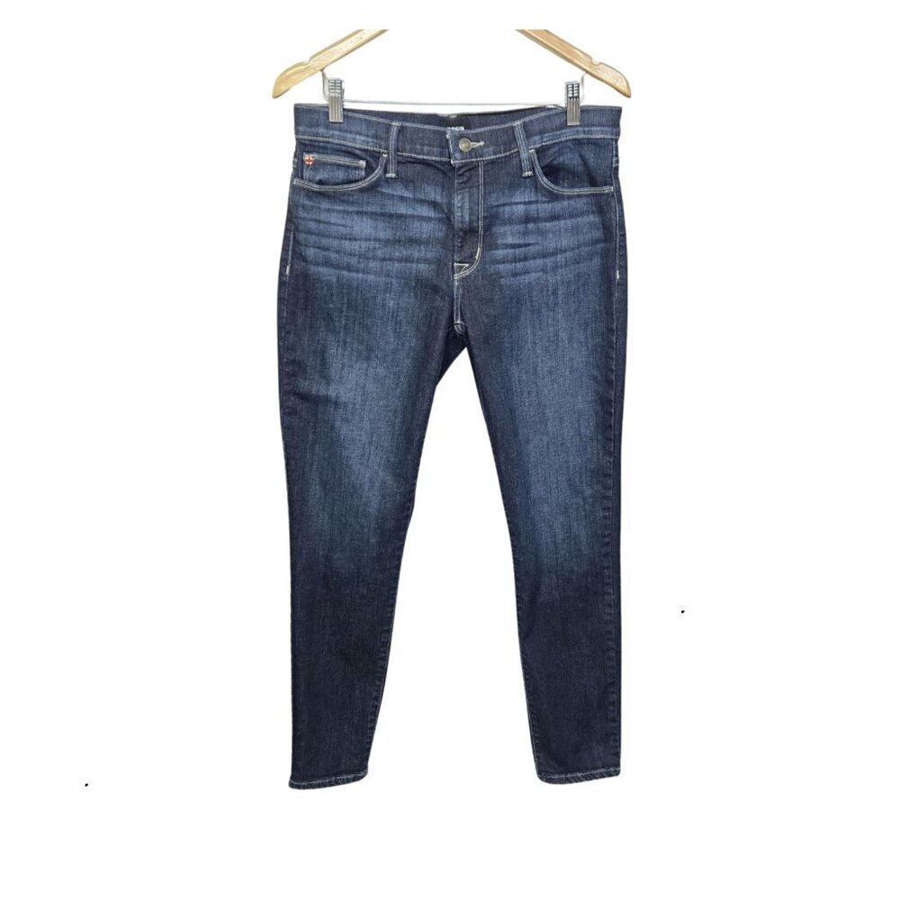 Hudson Natalie Matador Skinny Jeans Size 30 Stretch Cotton Denim Whiskered